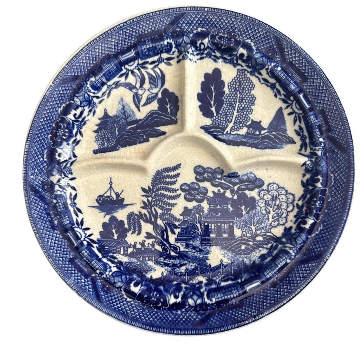 Japan Blue Willow Plate - Etsy