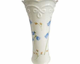 Lenox Gold Rimmed Bluebells and Rosebuds 4.75” Bud  Vase