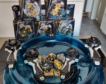 5er Black Burst GT Edtion Kreisel set + Arena für beyblade burst Arena