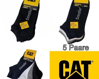 5 paar CAT® CATERPILLAR sneakers SNEAKER sokken kousen 39-42 / 43-46