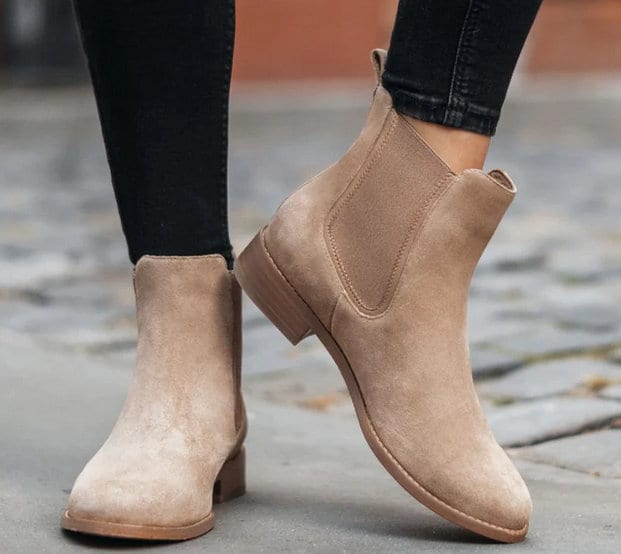 Peach Ankle Boots Etsy