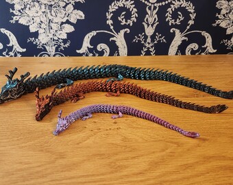 Posable Dragon: 3D Printed Articulated Fantasy Creature