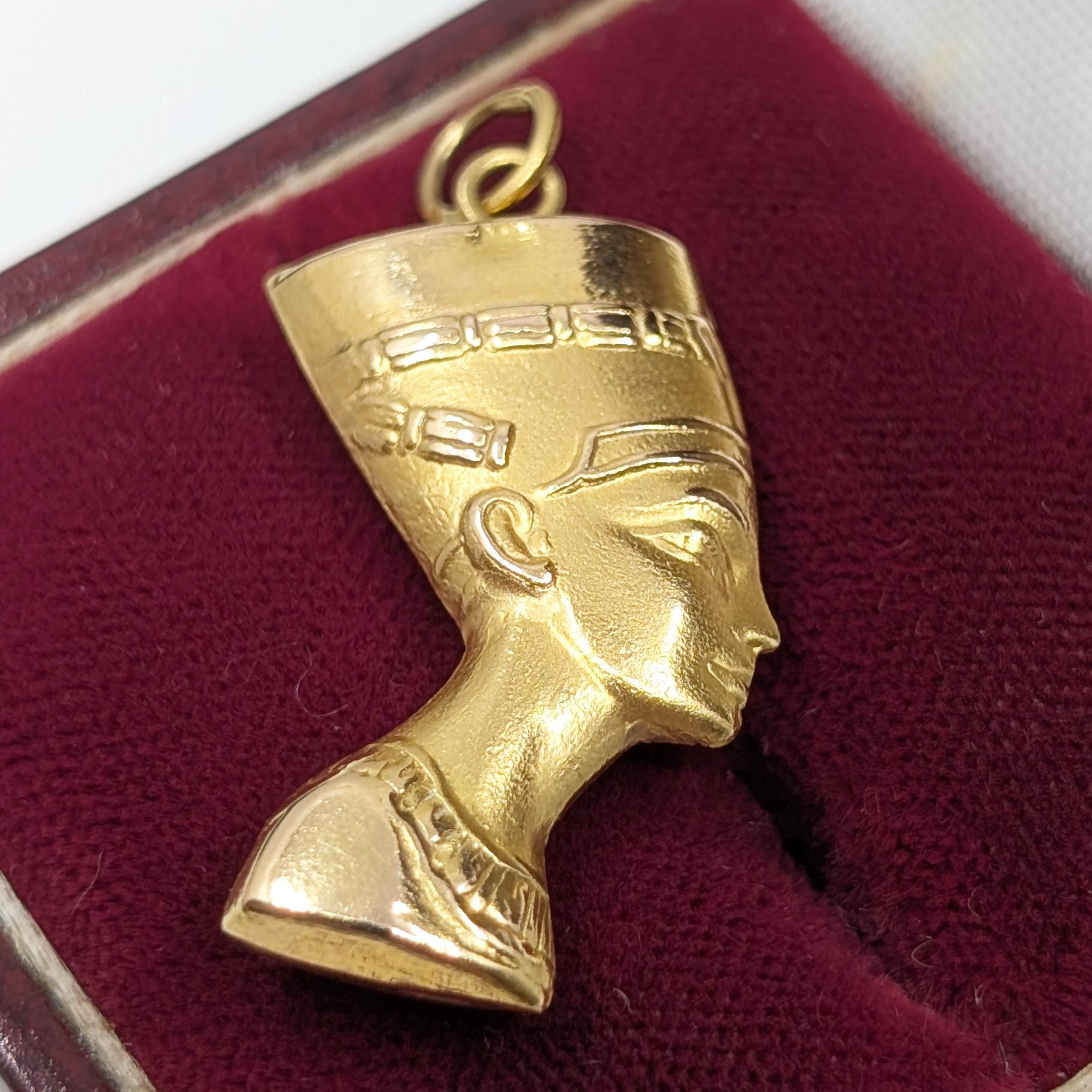 希少　エジプトジュエリー18K　ネフェルティティ K18 エジプト ネフェルティティ ネックレス - メルカリ