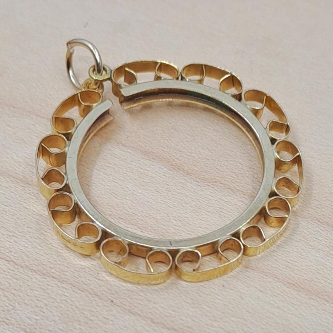 Vintage 9ct Gold FULL Sovereign Coin Pendant Mount London 1970 - Etsy