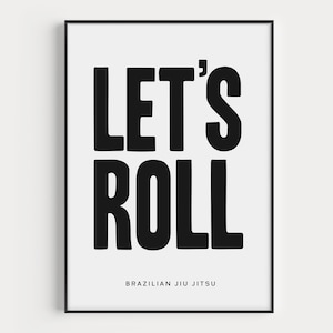 Brazilian Jiu Jitsu Print, Jiu Jitsu Poster, BJJ Poster, MMA Wall Art Gift, Mixed Martial Arts Print, Printable Art