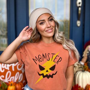 Momster Shirt Momster Halloween Spooky Momster Halloween Moms