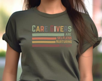 Caregiver Comfort T-Shirt, Nursing Tshirt, Healthcare Provider Tee, Nurse Appreciation Gift, Medical Professional Top