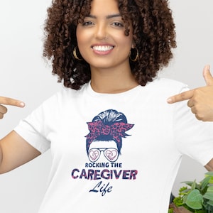 Caregiver Shirt Gift For Caregiver Caregiver Gift Caregiver Life Women&#39;s Shirt Womens T-Shirt Caregiver Tee