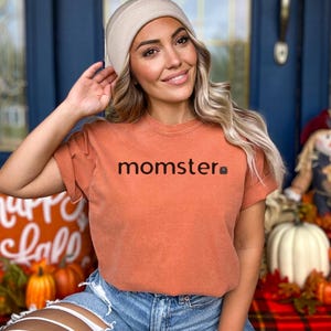 Momster Shirt Momster Halloween Spooky Momster Halloween Moms