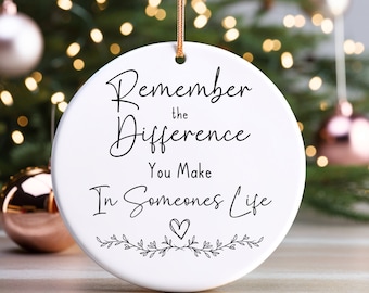 Pfleger Geschenk Weihnachtsverzierung Andenken