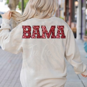 Bordado falso Alabama Crimson Tide PNG
