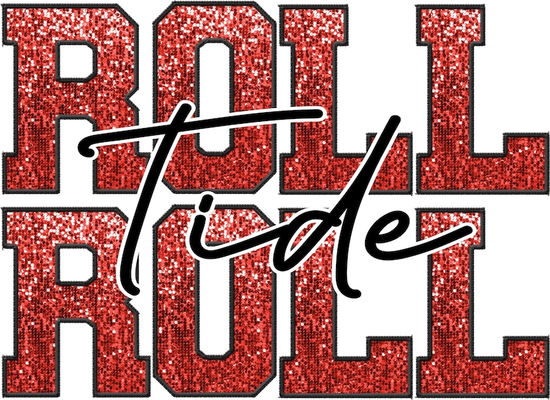 Alabama Faux Embroidery PNG - Etsy