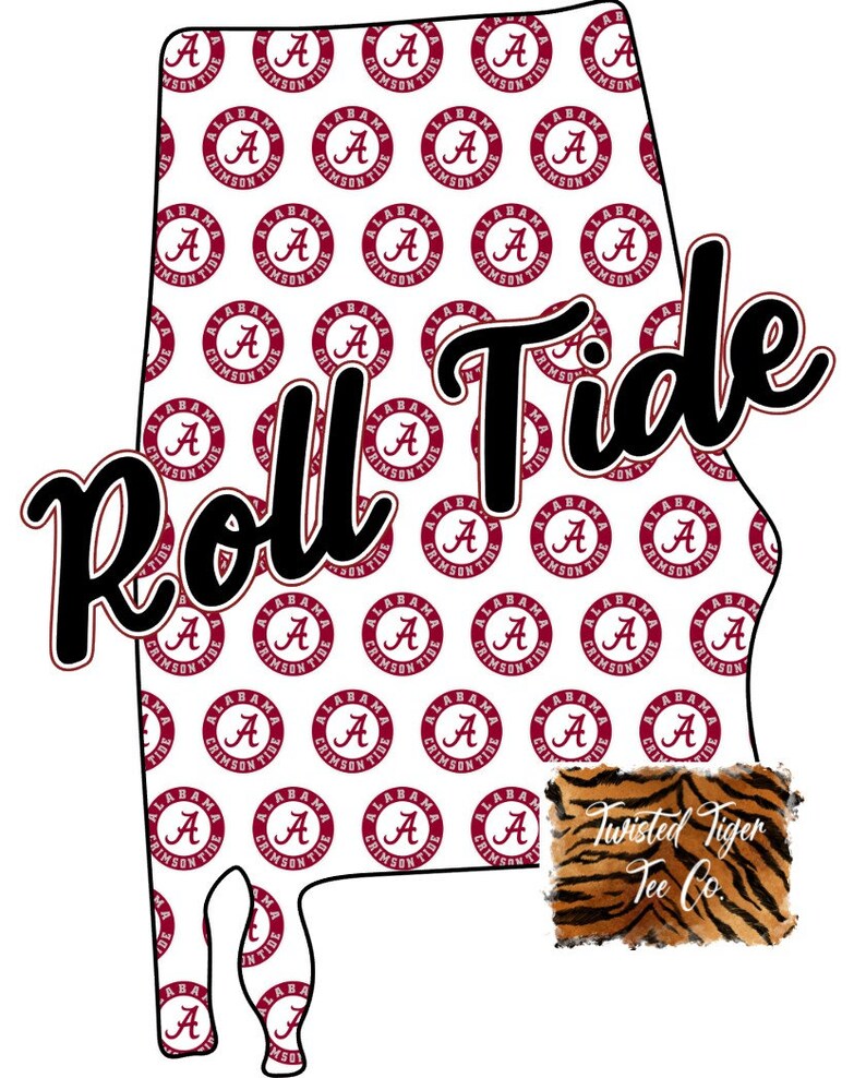 Alabama PNG Bundle Fonts, Messy Buns, - Etsy