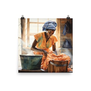 Gullah Art | Original Watercolor Painting | Poster Print
