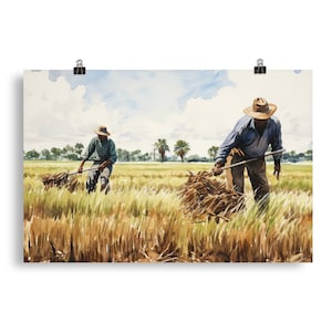 Gullah Kunst | Original Aquarell | Posterdruck