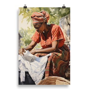 Gullah Art | Original Watercolor Painting | Poster Print