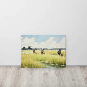 Gullah Art | Original Watercolor Painting | Canvas Print