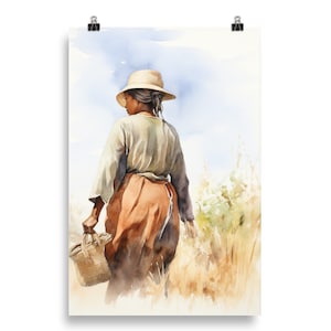 Gullah Art | Original Watercolor Painting | Poster Print