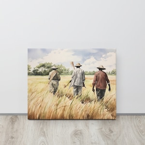 Gullah Art | Original Watercolor Painting | Canvas Print