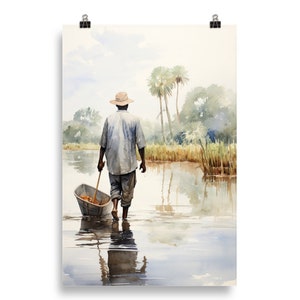 Gullah Art | Original Watercolor Painting | Poster Print