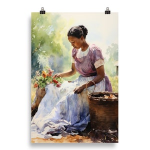Gullah Art | Original Watercolor Painting | Poster Print
