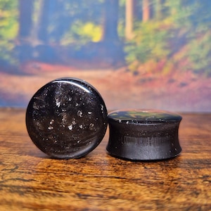 a pair of ear studs | tourmaline | plugs tunnels