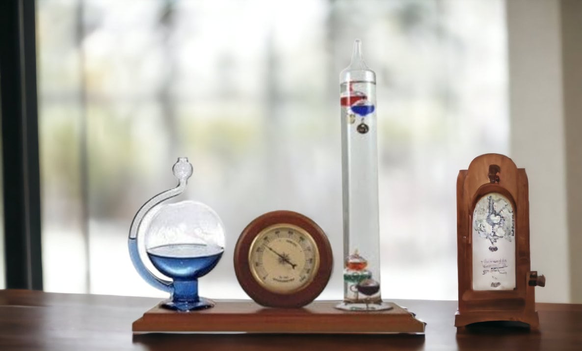 Galileo Weather Station with Clock, Barometer and Thermometer
