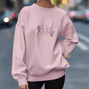 Shark sweater, sweater for shark lovers, ocean oversized sweater, ocean life sweater, marine sweatshirt, gift for ocean lover