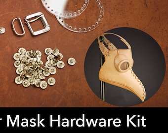 The big plague doctor mask hardware kit