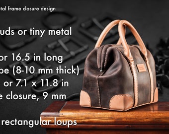 Tony See Patterns The doktor bag metal frame hardware kit