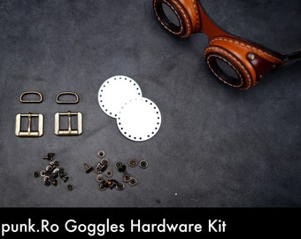 Hardwarekit voor de Dieselpunk.Ro lederen bril