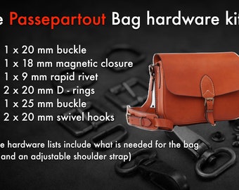 The Dieselpunk.ro "Passepartout" Messenger Bag"Hardware kit