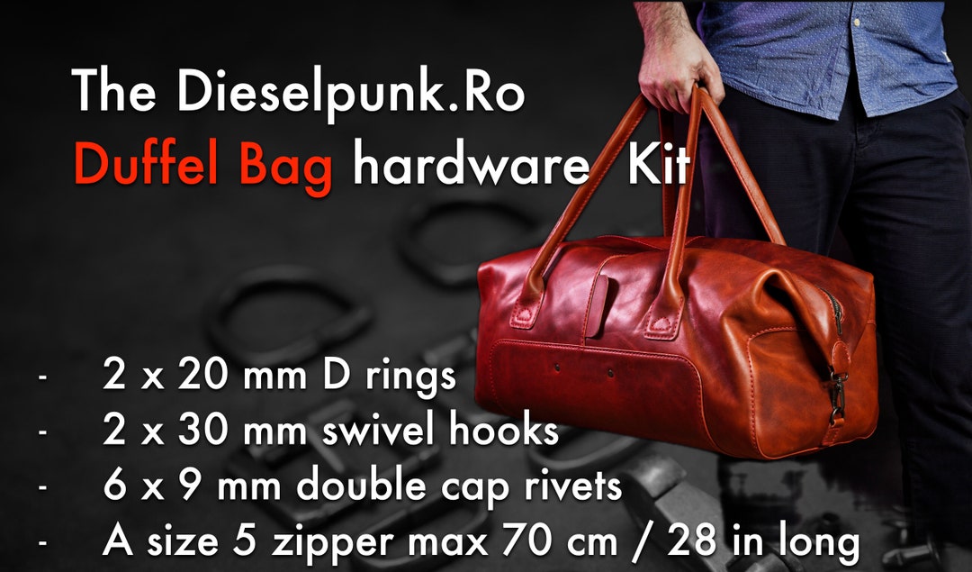 Dieselpunk.ro Duffel Bag Hardware Kit Etsy