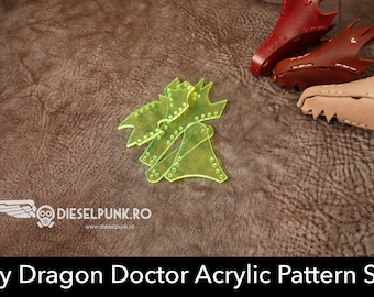 Tiny Dragon acrylic templates - Acrylic pattern