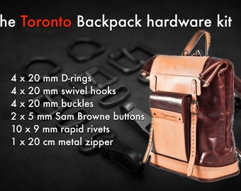 Dieselpunk.ro Toronto Backpack hardware kit