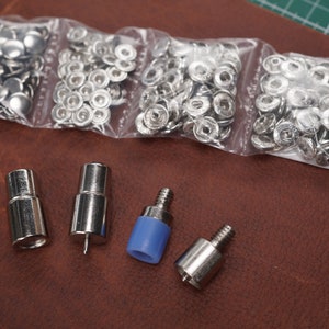 Pack of 50 Snap Buttons for bags - Press studs - Popper buttons - Snap fasteners - Press fasteners - Snap closures - Snap clasps