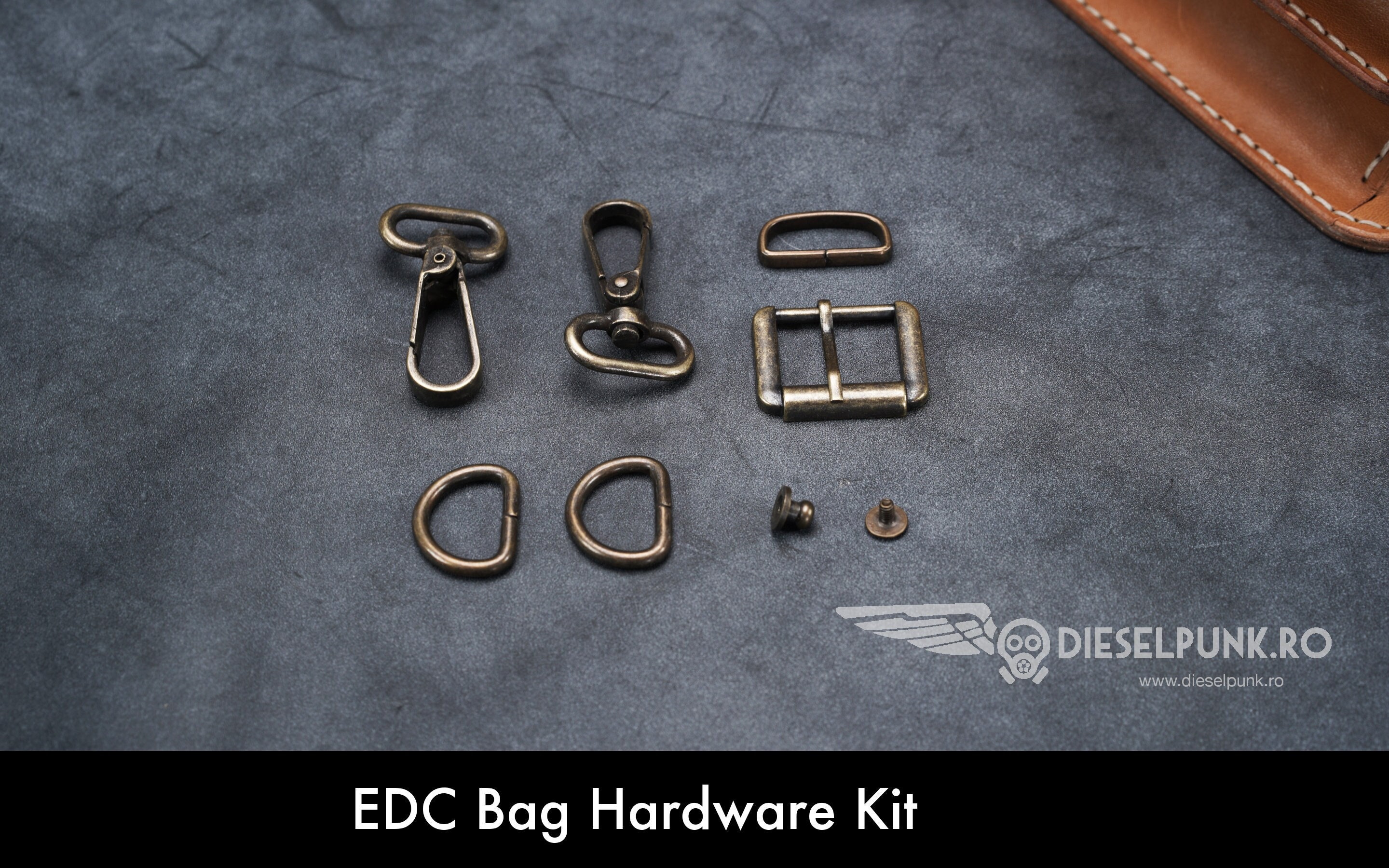 Dieselpunk.ro Edc Leather Bag Hardware Kit Etsy UK