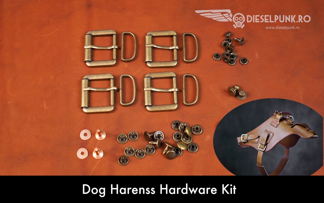 Dieselpunk.ro Dog Harness Hardware Kit Etsy