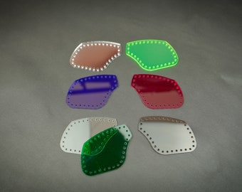 DieselpunkRo aviator lenses - laser cut lenses - Coloured plastic lenses