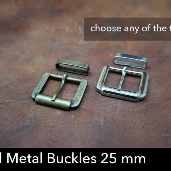 Metal buckles - buckles for bags - fastener hardware for sandal boot - strap buckles - 25 mm buckles