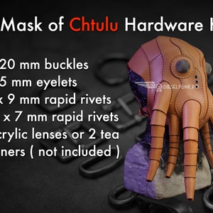 Tony See Pattern Cthulhu Mask Hardware Kit