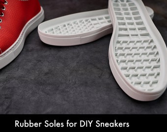 Rubber soles for diy sneakers - men sizes - works with the dieselpunk.ro pattern