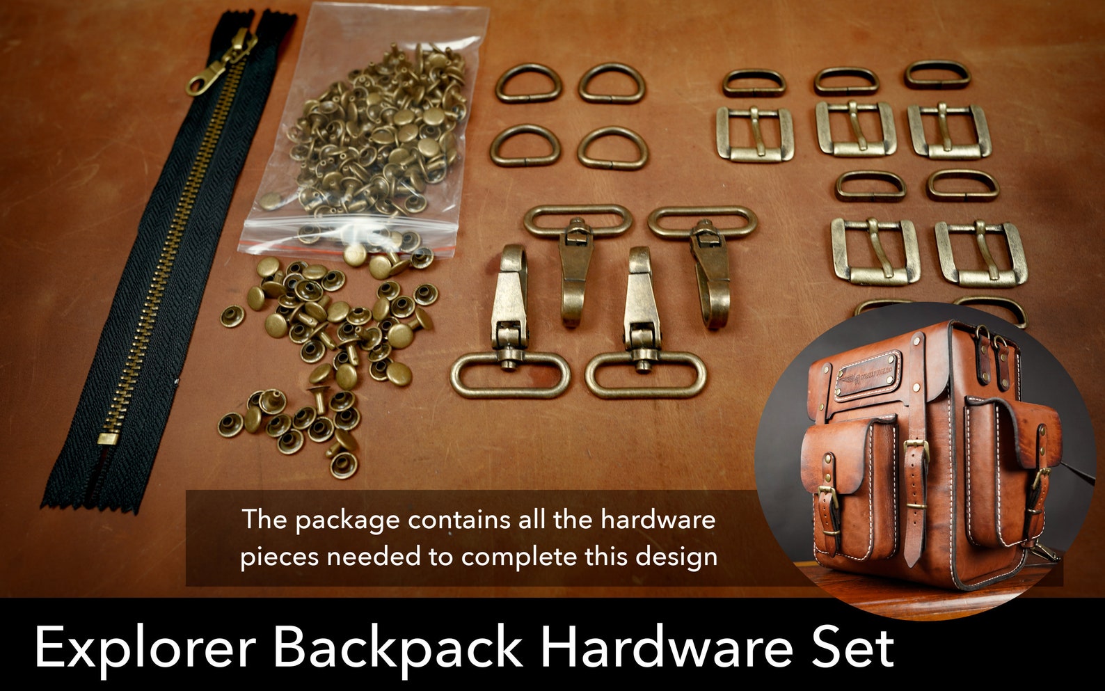 Explorer Backpack Hardware Kit Etsy