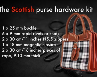 Tony See Patterns - the Scottish purse hardware kit