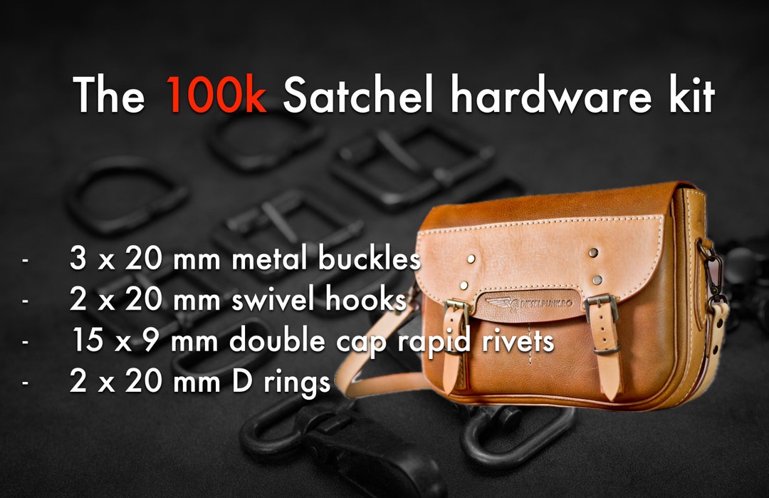 Dieselpunk.ro 100k Messenger Bag Hardware Kit Etsy