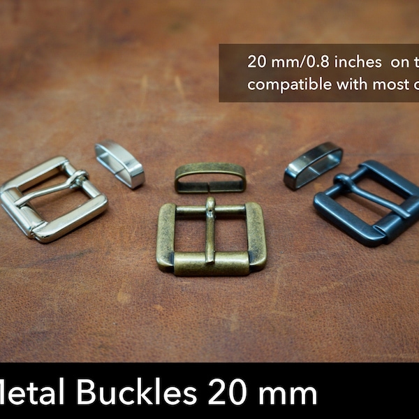 Metal buckles - buckles for bags - fastener hardware for sandal boot - strap buckles - 20 mm buckles