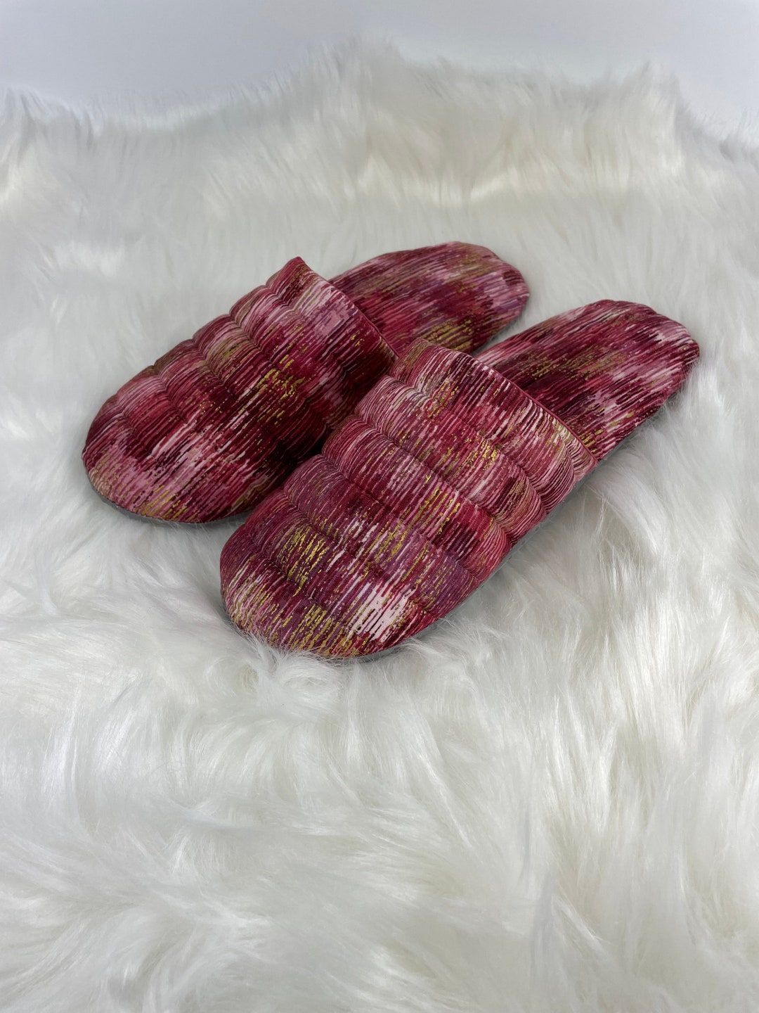quilted slippers