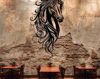 Elegant Horse Head Wall Art – CNC Cut File (Digital Download)