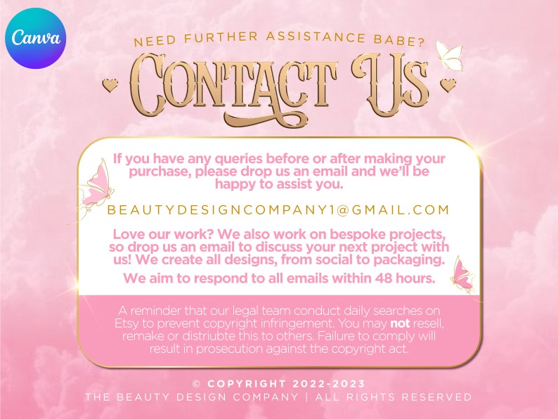 Certificate Of Completion Pink & Gold. Canva Template For Beauty Brands, Aesthetics, Lash Tech, Training Academy, Beauty School, Hairdresser