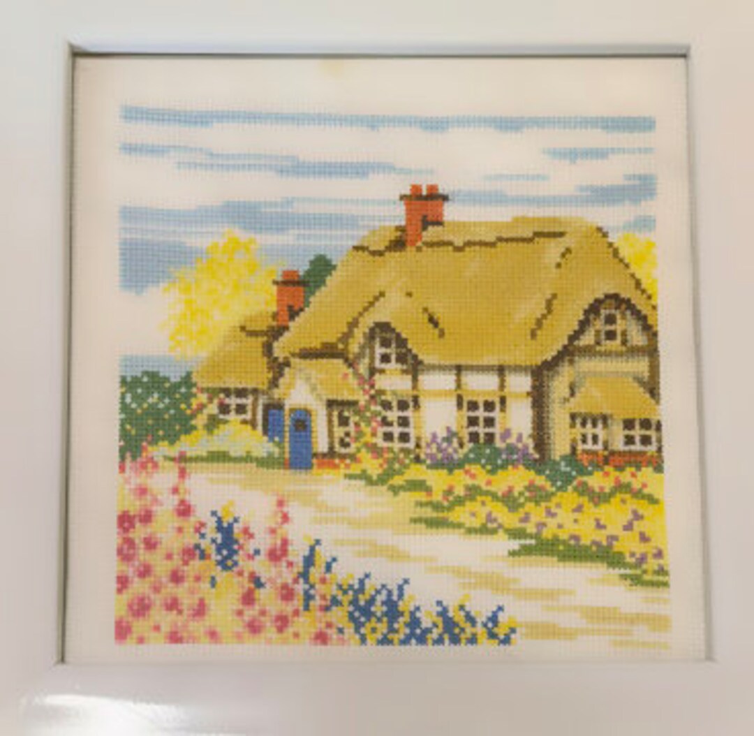 Country Cottage Crossstitch Pattern. Etsy